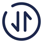 Round Transfer Vertical SVG Icon